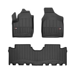 Tappetini per auto Proline 3D compatibili con Ford Galaxy I 1995-2006 su misura in gomma | Note: 1° e 2° fila | Tipo Auto: Minivan | Set di tappetini premium | Materiale TPE durevole | Bordi più alti