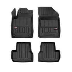 Tappetini per auto Proline 3D compatibili con Citroën C3 II 2009-2016 su misura in gomma | Tipo Auto: Hatchback | Set di tappetini premium | Materiale TPE durevole | Bordi più alti