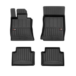 Tappetini per auto Proline 3D compatibili con Alfa Romeo Giulia dal 2016 in poi su misura in gomma | Note: RWD | Tipo Auto: Berlina | Set di tappetini premium | Materiale TPE durevole | Bordi più alti