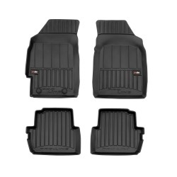 Tappetini per auto Proline 3D compatibili con Chevrolet Spark II 2005-2009 su misura in gomma | Tipo Auto: Hatchback | Set di tappetini premium | Materiale TPE durevole | Bordi più alti