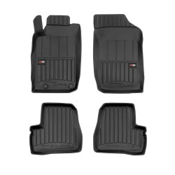 Tappetini per auto Proline 3D compatibili con Peugeot 206 1998-2009 su misura in gomma | Set di tappetini premium | Materiale TPE durevole | Bordi più alti