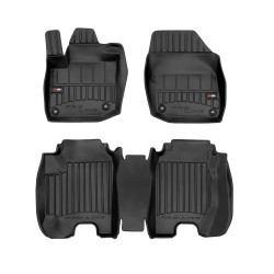 Tappetini per auto Proline 3D compatibili con Honda Civic IX 2011-2016 su misura in gomma | Note: non compatibile con versione Berlina | Set di tappetini premium | Materiale TPE durevole | Bordi più alti