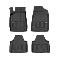 Tappetini per auto Proline 3D compatibili con Peugeot 607 1999-2010 su misura in gomma | Tipo Auto: Berlina | Set di tappetini premium | Materiale TPE durevole | Bordi più alti