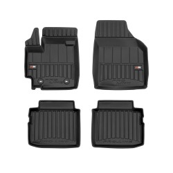 Tappetini per auto Proline 3D compatibili con Suzuki Celerio dal 2014 in poi su misura in gomma | Tipo Auto: Hatchback | Set di tappetini premium | Materiale TPE durevole | Bordi più alti