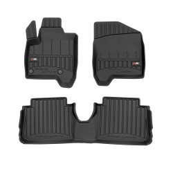 Tappetini per auto Proline 3D compatibili con Citroën C3 Picasso 2008-2017 su misura in gomma | Tipo Auto: Minivan | Set di tappetini premium | Materiale TPE durevole | Bordi più alti
