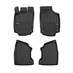 Tappetini per auto Proline 3D compatibili con Opel Combo C 2001-2011 su misura in gomma | Tipo Auto: Combivan | Set di tappetini premium | Materiale TPE durevole | Bordi più alti
