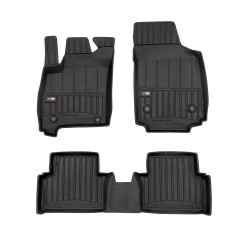 Tappetini per auto Proline 3D compatibili con Opel Meriva A 2003-2010 su misura in gomma | Tipo Auto: Minivan | Set di tappetini premium | Materiale TPE durevole | Bordi più alti