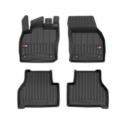 Tappetini per auto Proline 3D compatibili con Volkswagen Caddy IV dal 2020 in poi su misura in gomma | Tipo Auto: Combivan | Set di tappetini premium | Materiale TPE durevole | Bordi più alti
