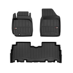 Tappetini per auto Proline 3D compatibili con Toyota Yaris Verso 1999-2005 su misura in gomma | Tipo Auto: Minivan | Set di tappetini premium | Materiale TPE durevole | Bordi più alti
