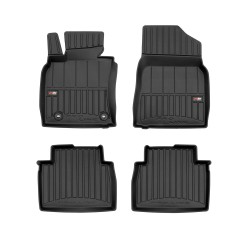Tappetini per auto Proline 3D compatibili con Toyota Camry VIII dal 2017 in poi su misura in gomma | Note: Hybrid | Tipo Auto: Berlina | Set di tappetini premium | Materiale TPE durevole | Bordi più alti