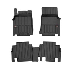Tappetini per auto Proline 3D compatibili con Mercedes-Benz Vaneo W414 2001-2005 su misura in gomma | Tipo Auto: Combivan | Set di tappetini premium | Materiale TPE durevole | Bordi più alti