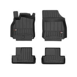 Tappetini per auto Proline 3D compatibili con Renault Megane III 2008-2016 su misura in gomma | Tipo Auto: Coupé | Set di tappetini premium | Materiale TPE durevole | Bordi più alti
