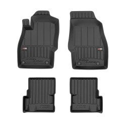 Tappetini per auto Proline 3D compatibili con Opel Adam 2012-2019 su misura in gomma | Tipo Auto: Hatchback | Set di tappetini premium | Materiale TPE durevole | Bordi più alti