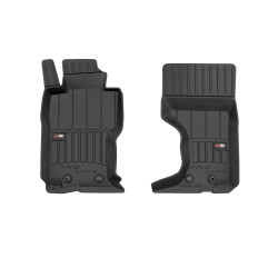 Tappetini per auto Proline 3D compatibili con Mazda MX-5 IV dal 2014 in poi su misura in gomma | Tipo Auto: Roadster | Set di tappetini premium | Materiale TPE durevole | Bordi più alti