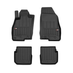 Tappetini per auto Proline 3D compatibili con Alfa Romeo MiTo 2008-2018 su misura in gomma | Tipo Auto: Hatchback | Set di tappetini premium | Materiale TPE durevole | Bordi più alti