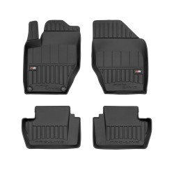 Tappetini per auto Proline 3D compatibili con Citroën DS4 2011-2015 su misura in gomma | Tipo Auto: Hatchback | Set di tappetini premium | Materiale TPE durevole | Bordi più alti