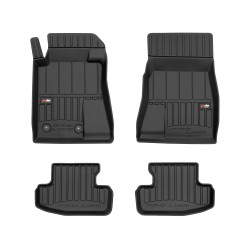 Tappetini per auto Proline 3D compatibili con Ford Mustang VI dal 2014 in poi su misura in gomma | Tipo Auto: Coupé | Set di tappetini premium | Materiale TPE durevole | Bordi più alti