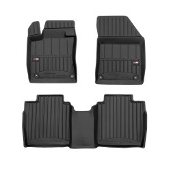 Tappetini per auto Proline 3D compatibili con DS 9 dal 2020 in poi su misura in gomma | Set di tappetini premium | Materiale TPE durevole | Bordi più alti