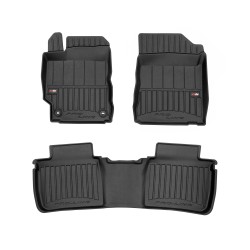 Tappetini per auto Proline 3D compatibili con Toyota Camry VII 2011-2017 su misura in gomma | Tipo Auto: Berlina | Set di tappetini premium | Materiale TPE durevole | Bordi più alti