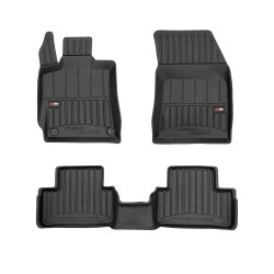 Tappetini per auto Proline 3D compatibili con DS 4 II dal 2021 in poi su misura in gomma | Tipo Auto: Hatchback | Set di tappetini premium | Materiale TPE durevole | Bordi più alti