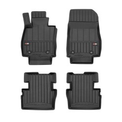Tappetini per auto Proline 3D compatibili con Mazda 2 III dal 2014 in poi su misura in gomma | Set di tappetini premium | Materiale TPE durevole | Bordi più alti
