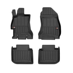 Tappetini per auto Proline 3D compatibili con Subaru Impreza IV 2011-2016 su misura in gomma | Set di tappetini premium | Materiale TPE durevole | Bordi più alti
