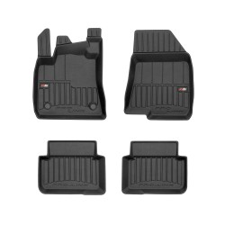 Tappetini per auto Proline 3D compatibili con Dacia Logan III dal 2020 in poi su misura in gomma | Tipo Auto: Berlina | Set di tappetini premium | Materiale TPE durevole | Bordi più alti