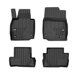 Tappetini per auto Proline 3D compatibili con Mazda MX-30 dal 2020 in poi su misura in gomma | Tipo Auto: SUV | Set di tappetini premium | Materiale TPE durevole | Bordi più alti