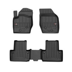 Tappetini per auto Proline 3D compatibili con Volvo XC90 I 2002-2016 su misura in gomma | Tipo Auto: SUV | Set di tappetini premium | Materiale TPE durevole | Bordi più alti