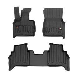 Tappetini per auto Proline 3D compatibili con Mercedes-Benz Classe G W464 dal 2018 in poi su misura in gomma | Tipo Auto: SUV | Set di tappetini premium | Materiale TPE durevole | Bordi più alti