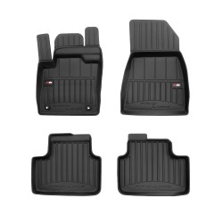Tappetini per auto Proline 3D compatibili con Volvo C40 Recharge dal 2021 in poi su misura in gomma | Tipo Auto: SUV Coupé | Set di tappetini premium | Materiale TPE durevole | Bordi più alti