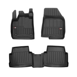 Tappetini per auto Proline 3D compatibili con Dacia Jogger dal 2021 in poi su misura in gomma | Tipo Auto: Crossover | Set di tappetini premium | Materiale TPE durevole | Bordi più alti