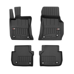 Tappetini per auto Proline 3D compatibili con Jaguar XF II dal 2015 in poi su misura in gomma | Set di tappetini premium | Materiale TPE durevole | Bordi più alti