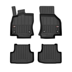 Tappetini per auto Proline 3D compatibili con Audi A3 8Y dal 2020 in poi su misura in gomma | Note: non compatibile con versione Mild Hybrid | Set di tappetini premium | Materiale TPE durevole | Bordi più alti