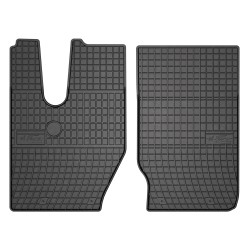 Tappetini per auto ElToro compatibili con Iveco X-Way dal 2020 in poi su misura in gomma | Materiale resistente | Bordi alti protettivi