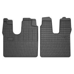 Tappetini per auto ElToro compatibili con MAN TGL 2005-2019 su misura in gomma | Note: cabina stretta | Materiale resistente | Bordi alti protettivi