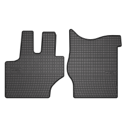 Tappetini per auto ElToro compatibili con Mercedes-Benz 814 1983-1998 su misura in gomma | Materiale resistente | Bordi alti protettivi