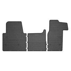 Tappetini per auto ElToro compatibili con Nissan NV400 dal 2010 in poi su misura in gomma | Note: 1° fila | Tipo Auto: Van | Materiale resistente | Bordi alti protettivi