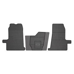 Tappetini per auto ElToro compatibili con Ford Transit V 2000-2013 su misura in gomma | Tipo Auto: Van | Materiale resistente | Bordi alti protettivi