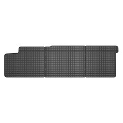 Tappetini per auto ElToro compatibili con Volkswagen Transporter T5 2003-2015 su misura in gomma | Note: 2° fila, cabina doppia | Tipo Auto: Van | Materiale resistente | Bordi alti protettivi