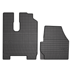 Tappetini per auto ElToro compatibili con Mercedes-Benz Actros MP2 2003-2006 su misura in gomma | Materiale resistente | Bordi alti protettivi