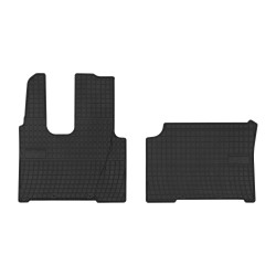 Tappetini per auto ElToro compatibili con Mercedes-Benz Actros MP4 2011-2019 su misura in gomma | Note: cabina stretta | Materiale resistente | Bordi alti protettivi