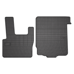 Tappetini per auto ElToro compatibili con DAF XF XF105 dal 2006 in poi su misura in gomma | Materiale resistente | Bordi alti protettivi