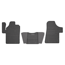 Tappetini per auto ElToro compatibili con Mercedes-Benz Viano W639 2003-2014 su misura in gomma | Note: 1° fila | Tipo Auto: Van | Materiale resistente | Bordi alti protettivi