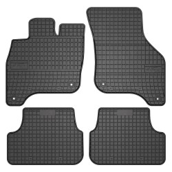 Tappetini per auto ElToro compatibili con Volkswagen e-Golf 2014-2019 su misura in gomma | Tipo Auto: Hatchback | Materiale resistente | Bordi alti protettivi