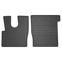 Tappetini per auto ElToro compatibili con DAF XF XF106 dal 2013 in poi su misura in gomma | Note: Euro6 | Materiale resistente | Bordi alti protettivi