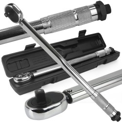 Chiave dinamometrica 42-210 Nm 1/2" in acciaio CrV con custodia 467 mm