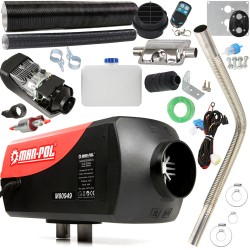 Riscaldatore diesel portatile 12V/230V 8kW 15x39x18cm con telecomando incluso