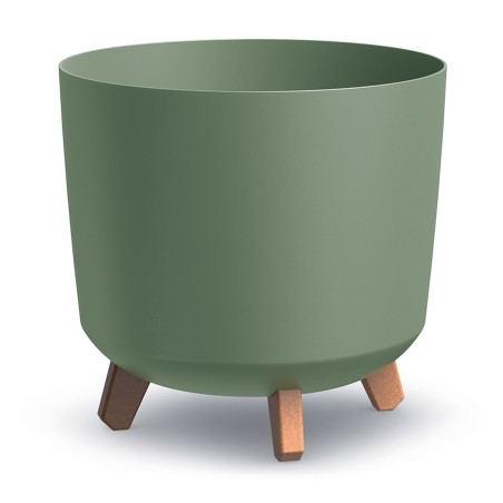 Vaso per Fiori Piante Gracia Regular | Rotondo | Decorativo | in Plastica | Ø29,8x28,5cm |da Interno Esterno | Design Moderno