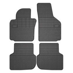 Tappetini per auto ElToro compatibili con Volkswagen Jetta VI 2010-2018 su misura in gomma | Tipo Auto: Berlina | Materiale resistente | Bordi alti protettivi